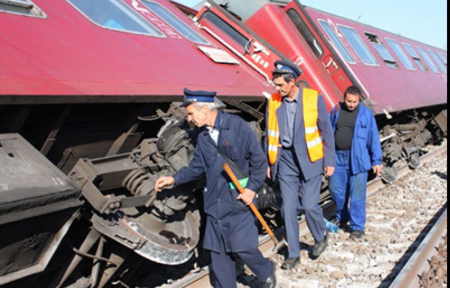 Un tren de pasageri a deraiat la Baia Mare. Mai multe trenuri au fost anulate 