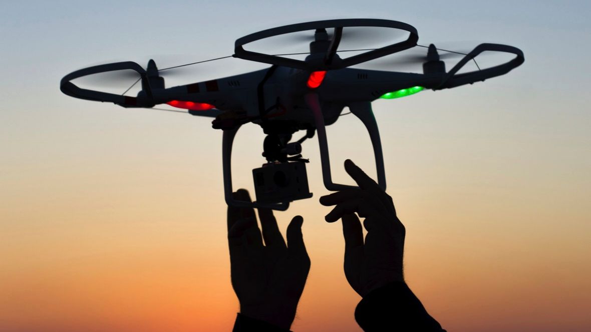Ploaie de drone în China