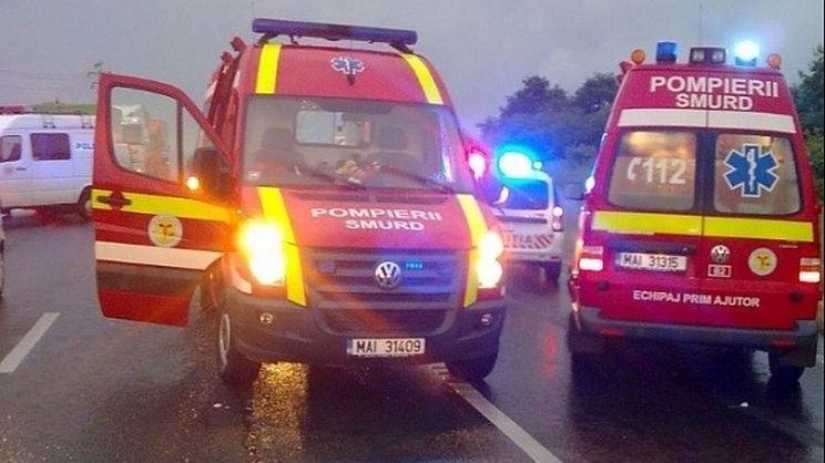 Accident cumplit pe DN7: un TIR a spulberat o dubă. Traficul, reluat pe un singur fir