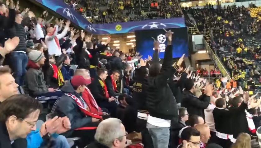 Lecție de solidaritate a suporterilor AS Monaco. Au scandat minute în șir „Dortmund! Dortmund!” 