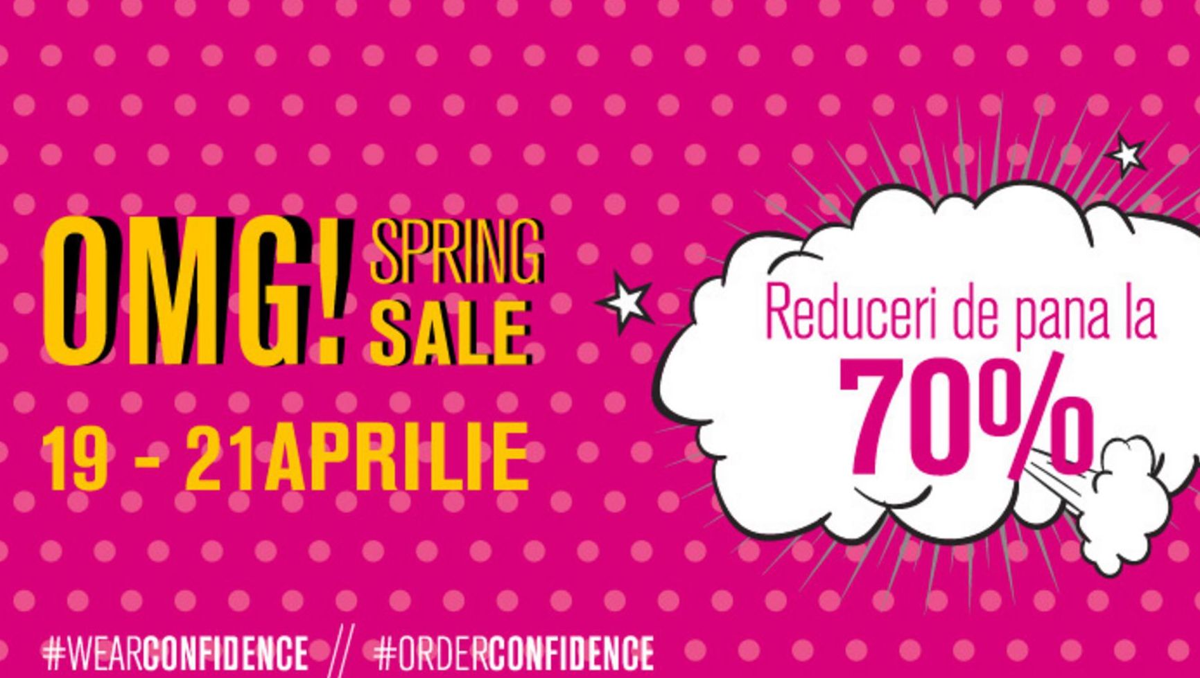 OMG! Fashion Days a dat startul promotiei Spring Sale! Reduceri de pana la 70%