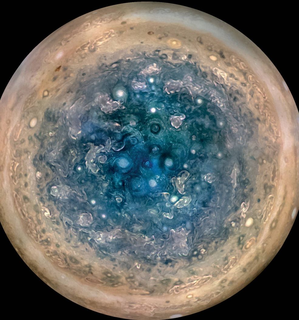 NASA publică cea mai nouă şi spectaculoasă imagine a gigantului Jupiter