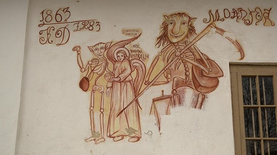 Locul din România, unic în lume. Biserica cu moartea râzând 