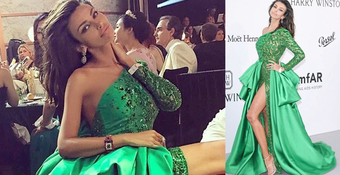 Mădălina Ghenea, apariţie UIMITOARE pe covorul roşu, la amFAR Gala, la 2 luni după naştere
