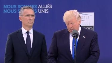 Donald Trump, primul discurs la NATO: Să ne concentrăm pe terorism, ameninţările Rusiei, migraţie