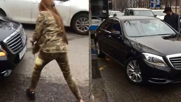 Un şofer de Mercedes i-a tăiat calea acestei femei. Ea s-a dat jos din maşină. Ce a urmat e şocant!