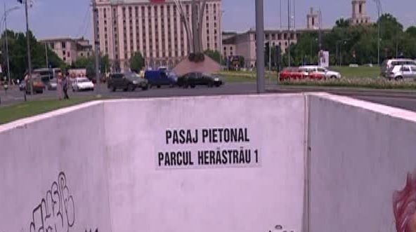 Cum arată pasajul pietonal de la Casa Presei după doi ani de la inaugurare 