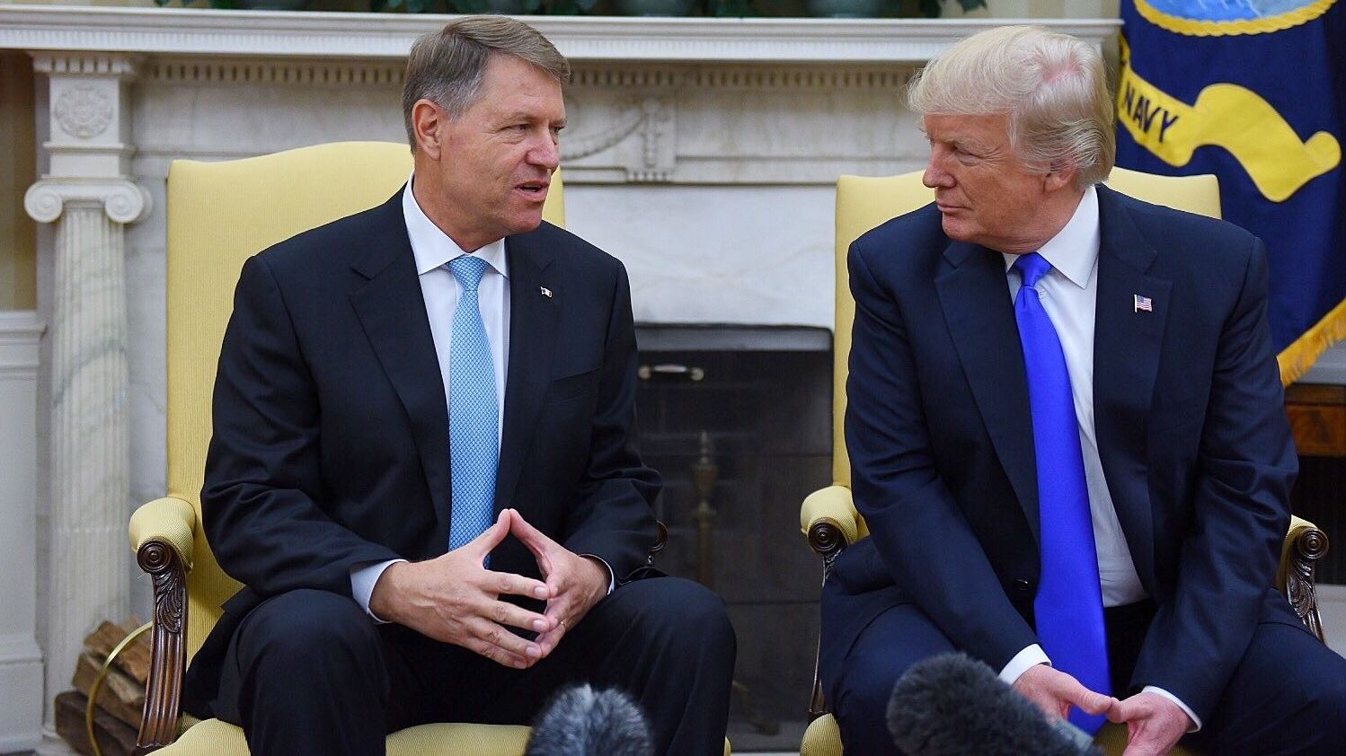 Iohannis, primit la Casa Albă. Trump: "Susţinem lupta anticorupţie. Ştim ce se întâmplă în România"