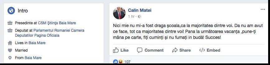 Mesajul unui deputat PSD pentru elevi: "Pune-ţi mâna pe carte"