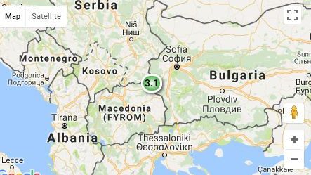 Două cutremure la graniţa cu România