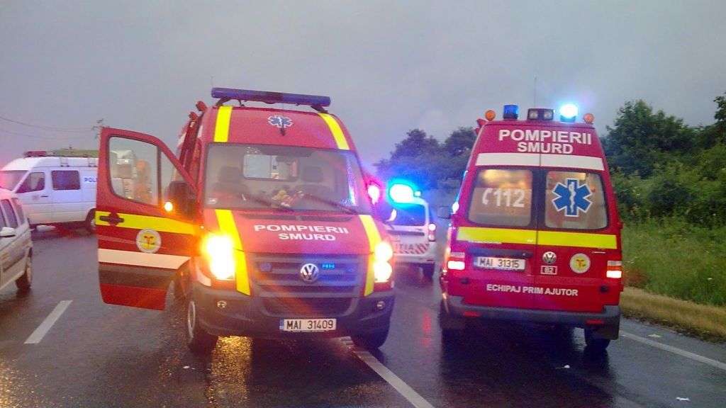 GRAV ACCIDENT în Snagov: cinci persoane, RĂNITE