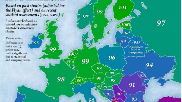 Harta mondială a inteligenţei. Pe ce loc se situează România