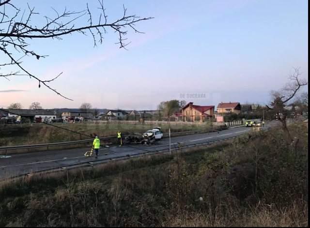 ACCIDENT cumplit cu cinci morți, în Suceava. Victimele au fost găsite carbonizate
