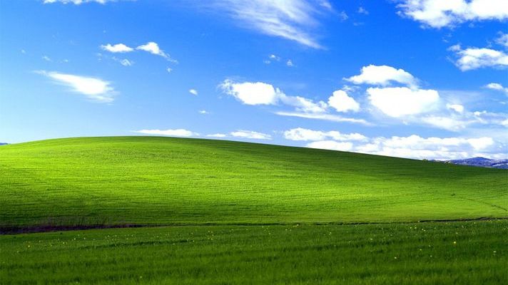 FOTO. Cum arată în realitate celebra imagine de fundal de la Windows XP