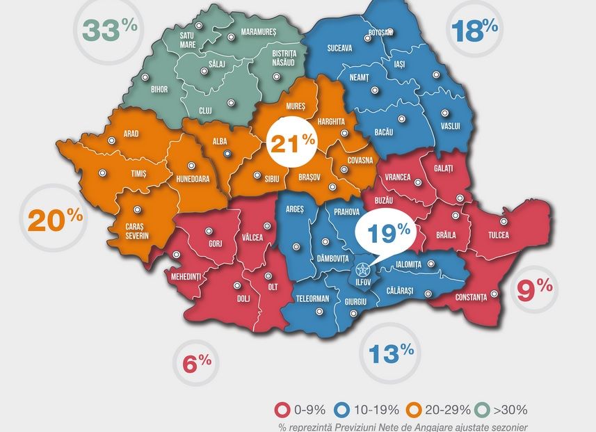 Firmele mici vor face concedieri la începutul anului 2018. Marii angajatori sunt optimiști  