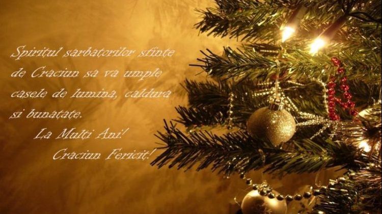 Crăciun Fericit! Mesaje, urări, felicitări şi sms-uri pentru Crăciun: Sărbători Fericite!