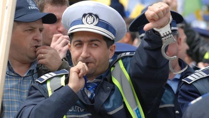 Protest politisti