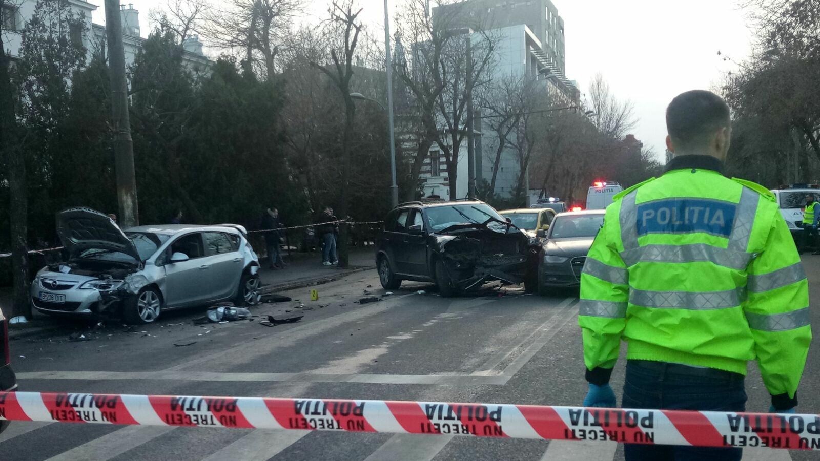 Accidentul din Capitală. Soţia şoferului le-a spus anchetatorilor că acesta încerca să o omoare