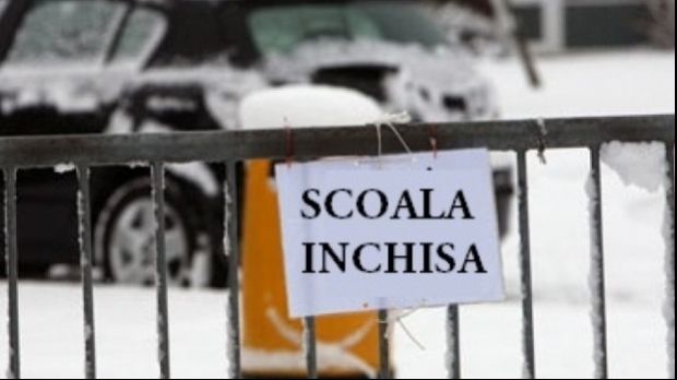 Şcoli închise în București şi Călăraşi, vineri, din cauza condițiilor meteo
