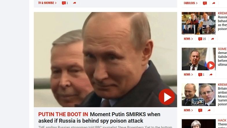 Reacție bizară a lui Putin la întrebarea "a fost Rusia în spatele otrăvirii spionului rus?"
