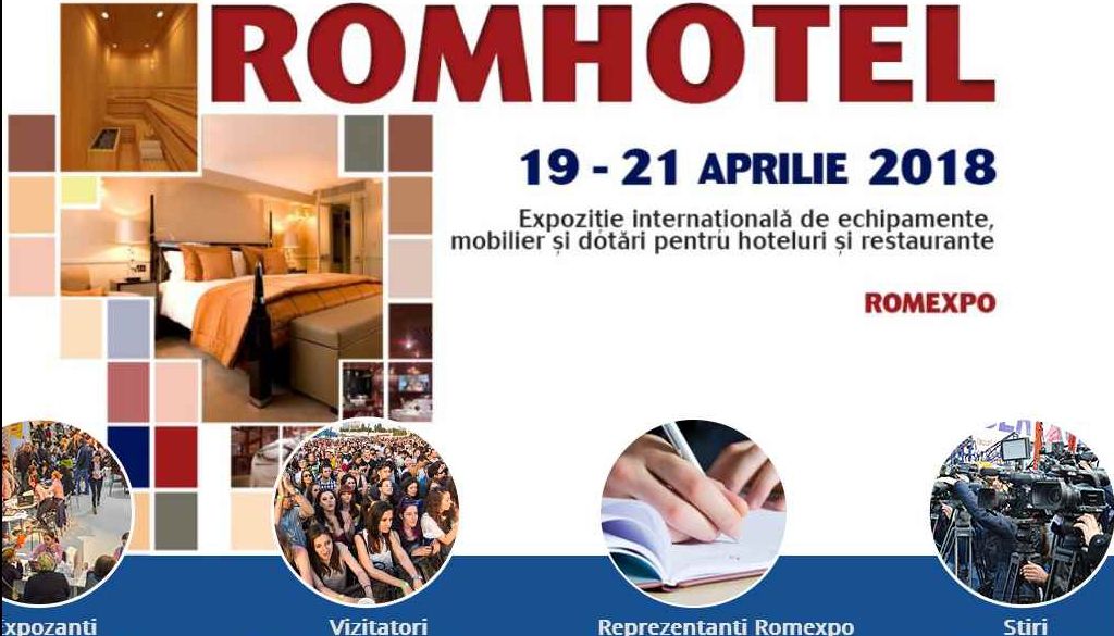 Profesioniștii din HORECA își dau întâlnire la ROMHOTEL 19-21 aprilie, la ROMEXPO