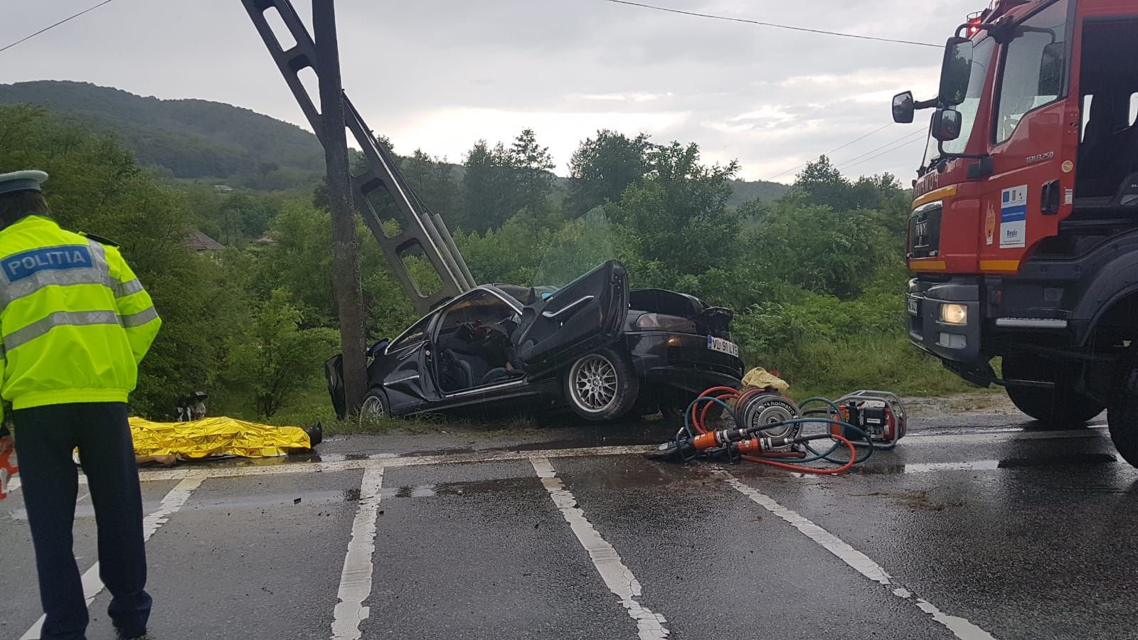 Tragedie pe DN7; un mort şi doi răniţi