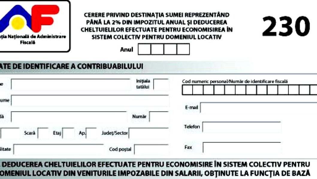 2% pentru ONG-uri: Este ultima zi de depunere a Declaraţiei 230 