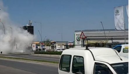 Caz şocant la Cluj Napoca. Şi-a dat foc în propriul autoturism