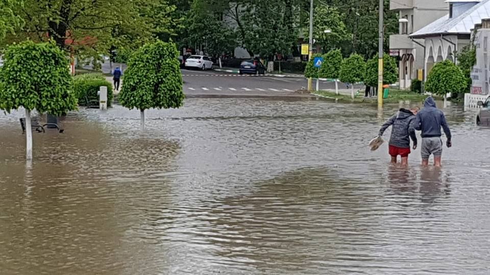 Potop la Constanţa, Eforie Nord şi Techirghiol (VIDEO)
