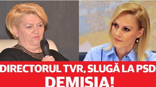 Scandalul ”cap de porc” zguduie TVR. Se cere demisia Doinei Gradea, acuzată că o protejează pe Firea