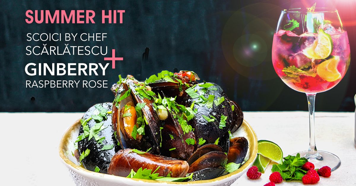 Scoici by Chef Scărlătescu şi cele mai cool cocktail-uri cu gin! (P)