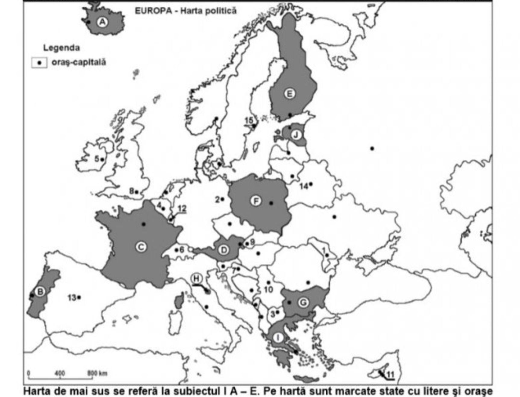 Bac 2018 barem Geografie - Subiectul 3: despre Franta