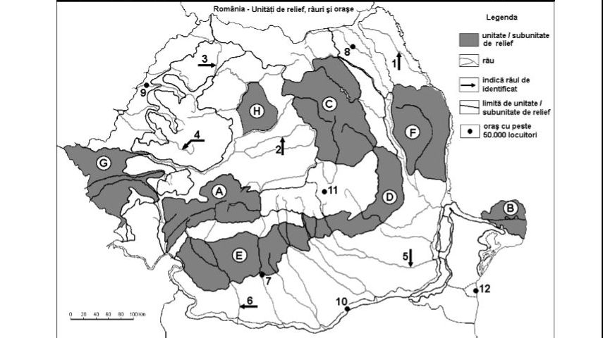BAC 2018 geografie. Capcana hărții i-a păcălit pe elevi