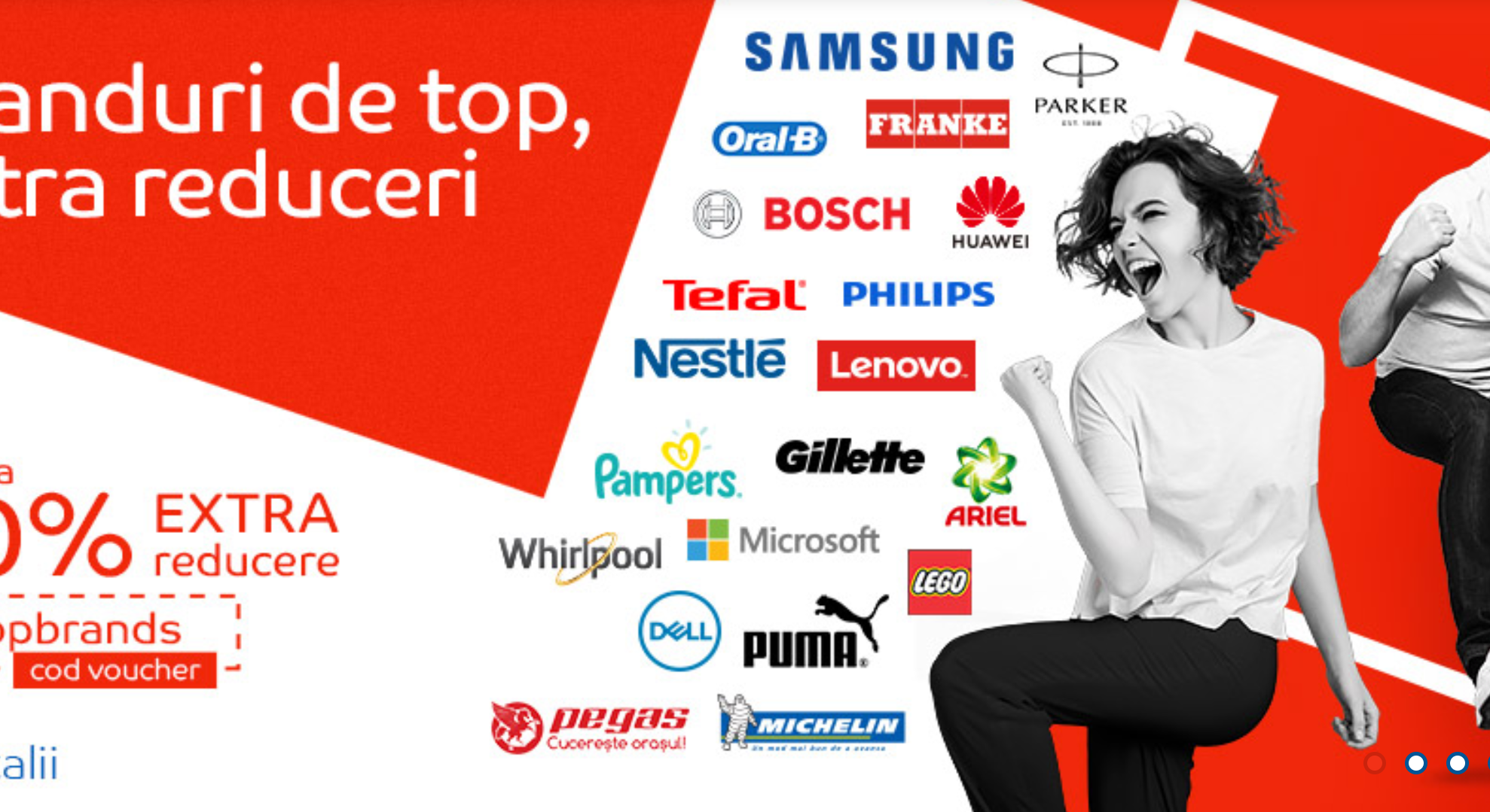 eMAG – La ce branduri poti obtine extra reducere de 30% si in ce fel