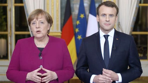 Macron și Merkel, acord pentru crearea unui buget al Zonei Euro