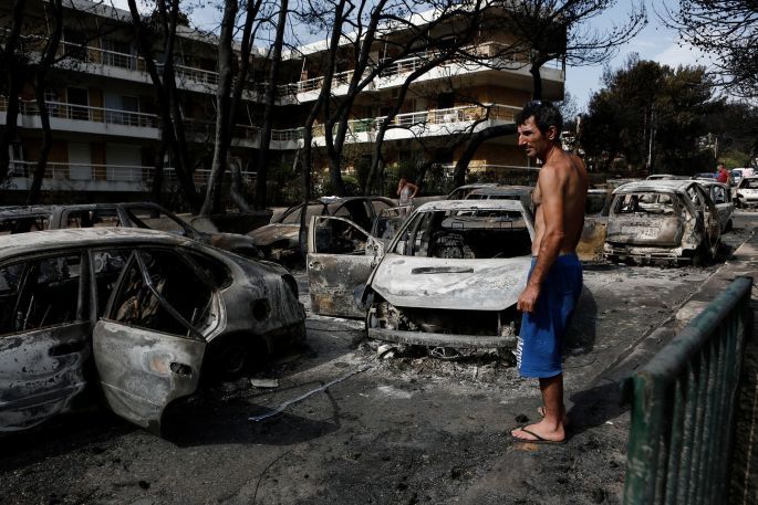 Incendiu Grecia 2018. Echipele de intervenţie continuă să caute supravieţuitori