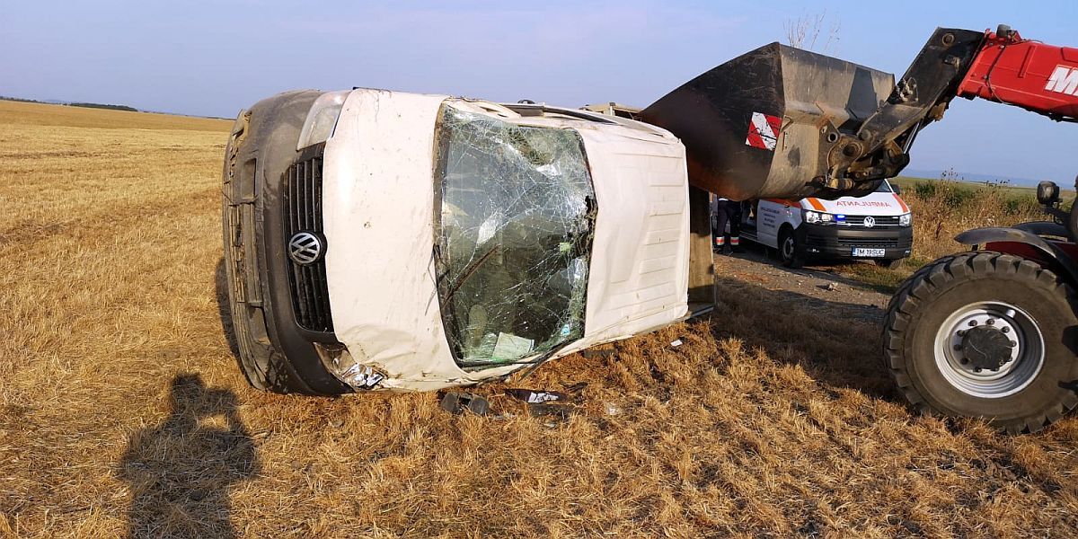 Accident grav, patru copii răniți din cauza unui șofer băut