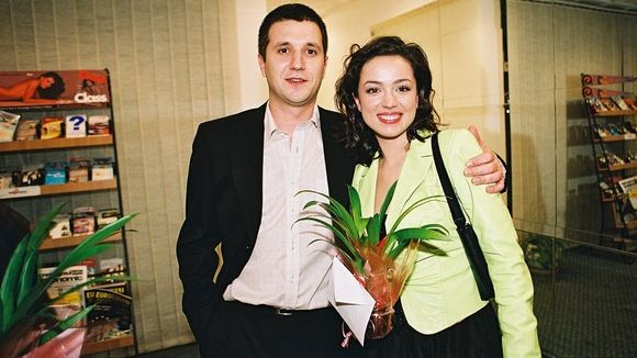 Andi Moisescu și soția sa
