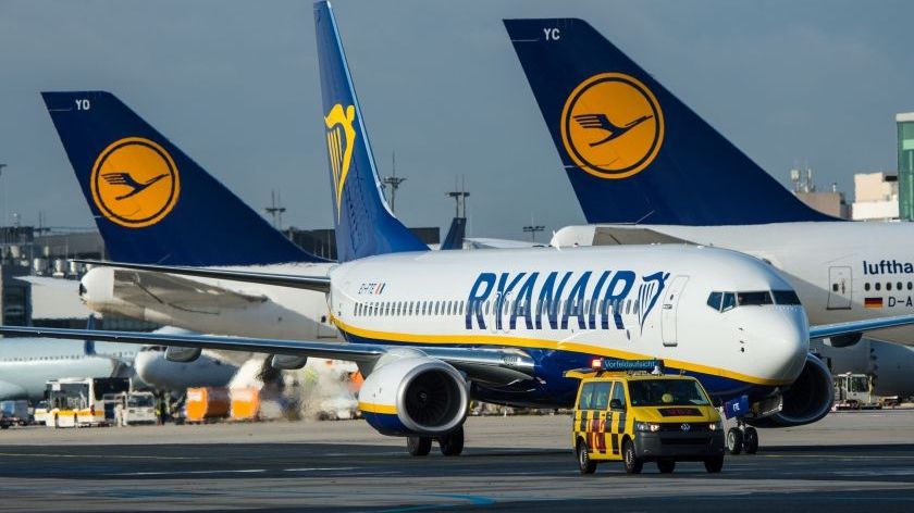 Ryanair va anula miercuri 150 de zboruri