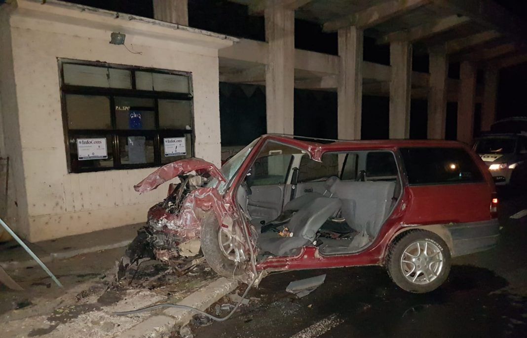 Accident teribil în vama Negru Vodă, un mort şi doi răniţi