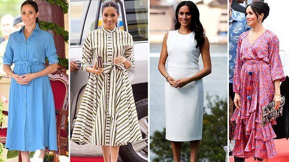 Meghan Markle, 21 de ținute în valoare de 50.000 de lire sterline