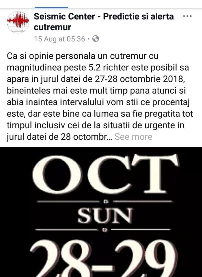 Cum a încercat Seismic Center să ne păcălească că a prezis cutremurul de azi noapte? 