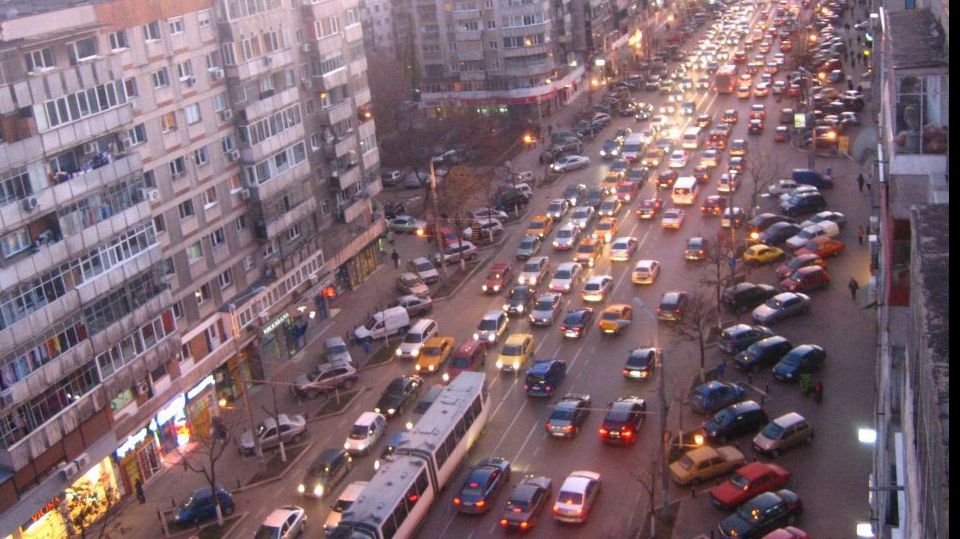 Capitala ocupă un loc înfiorător în topul aglomeraţiei din oraşe