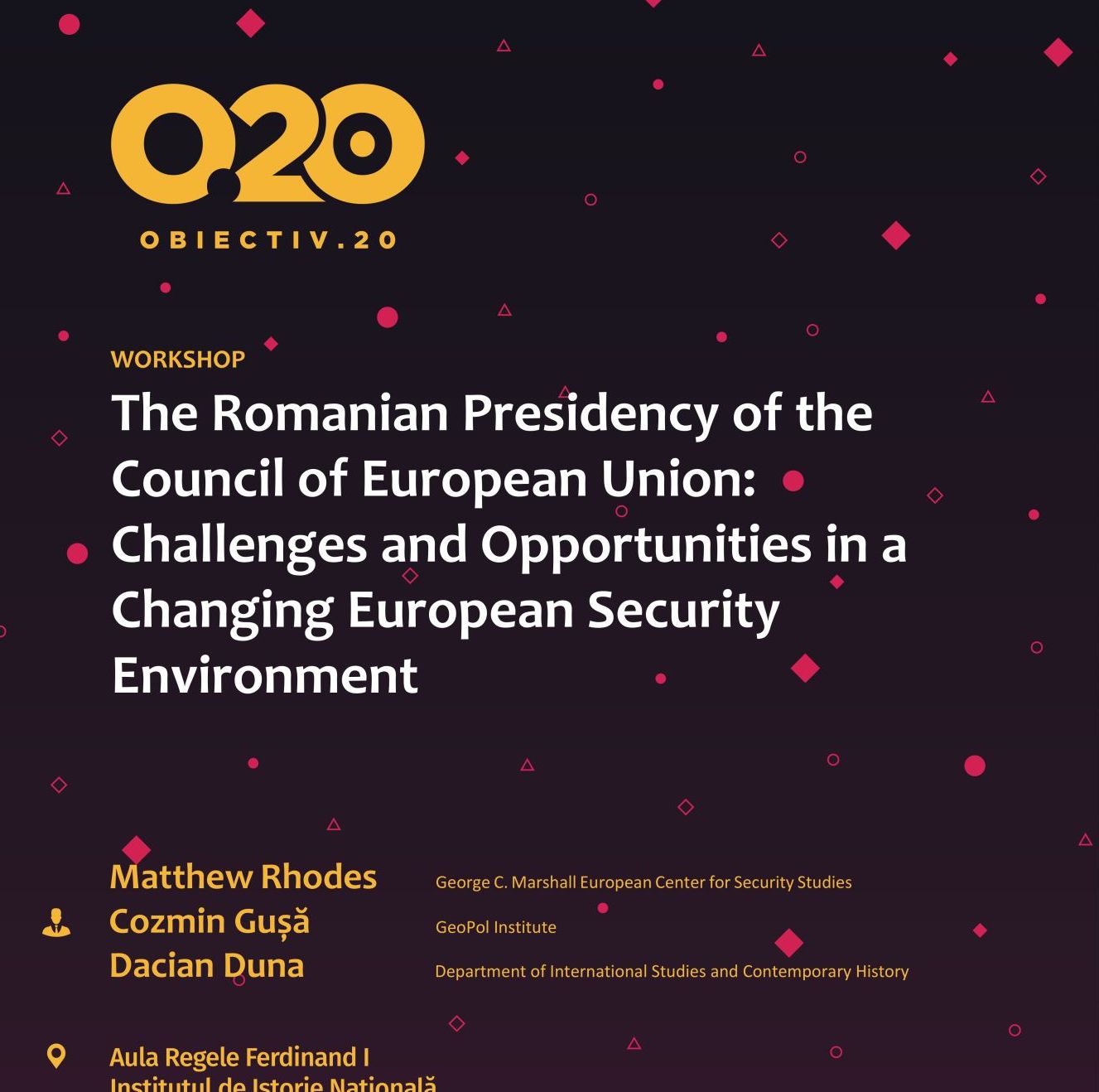 Cozmin Guşă, analiză geopolitică în cadrul unui workshop la Cluj-Napoca