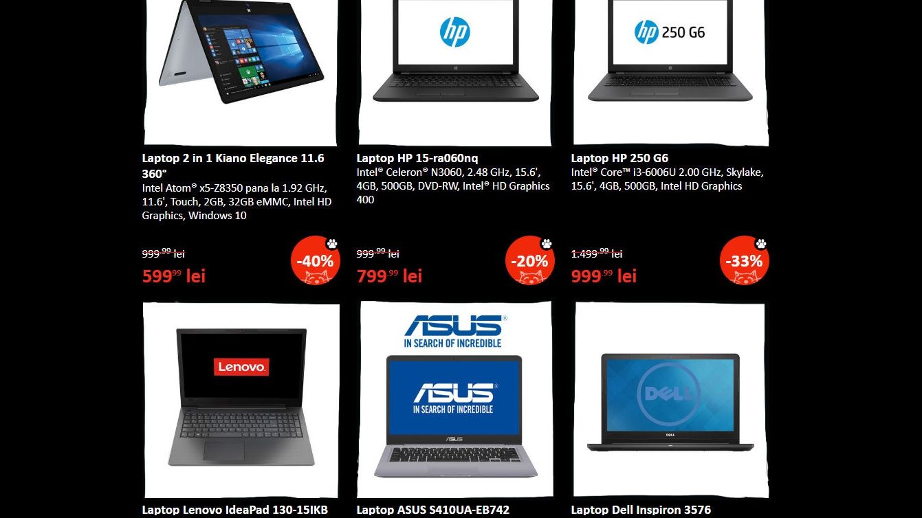 eMAG Black Friday 2018 - laptopuri. Am aflat reducerile - 12 oferte bune de tot