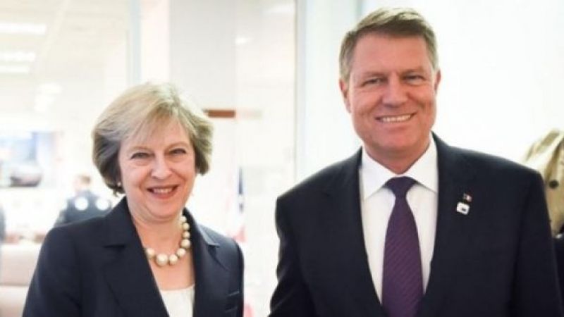 Klaus Iohannis se va întâlni astăzi, la Londra, cu premierul Theresa May