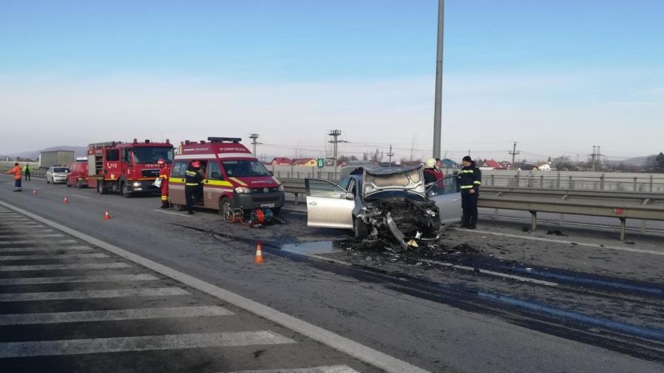 Accident pe A1, dintr-un motiv halucinant. Cine este vinovat