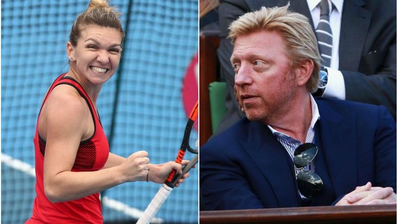 Simona Halep a vorbit despre o colaborare cu Boris Becker. „Am fost fericită să-l văd”