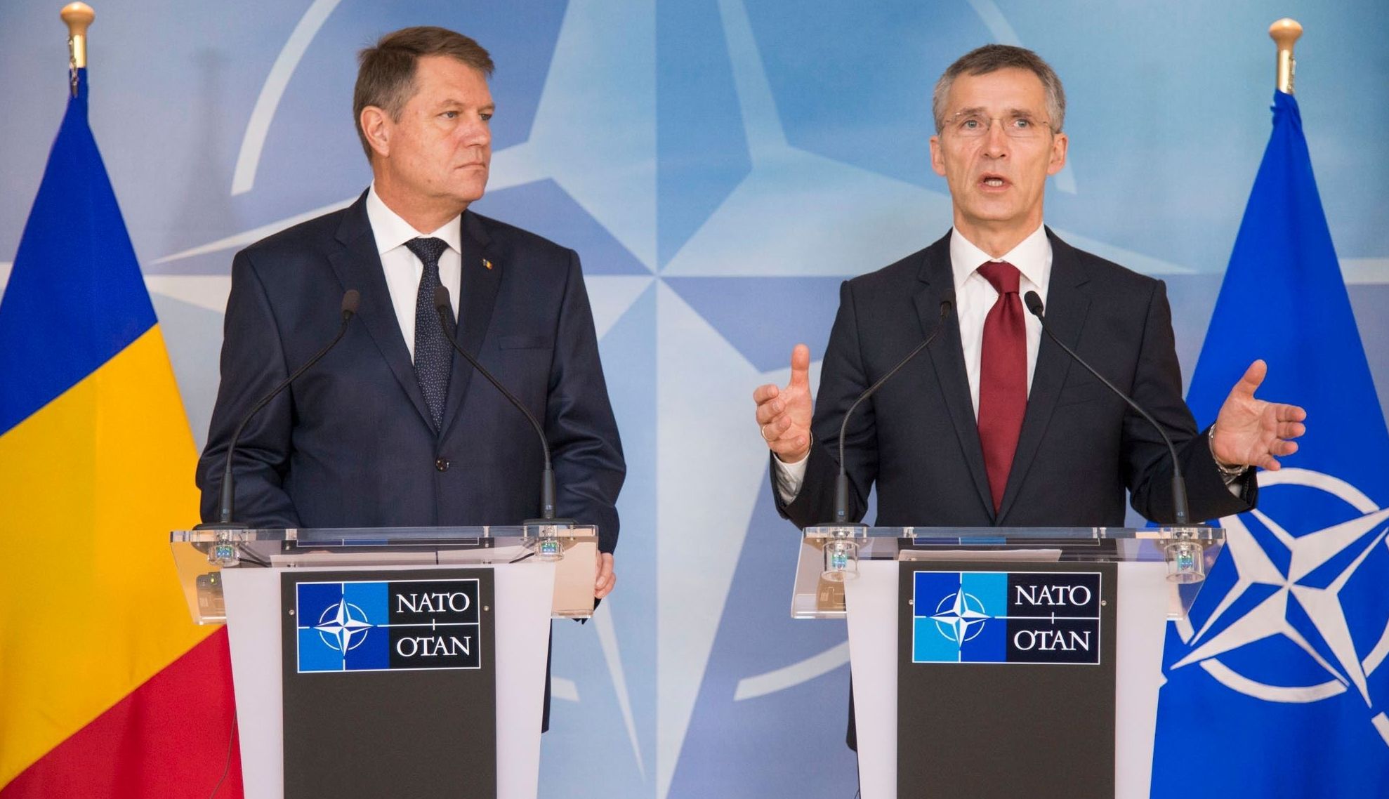Klaus Iohannis, întâlnire la Cotroceni cu secretarul general al NATO, Jens Stoltenberg