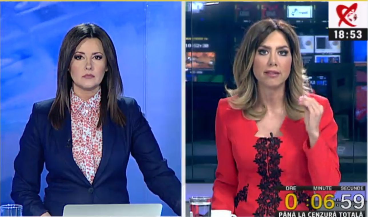 Realitatea TV. Cum s-a văzut la TV suspendarea emisiei